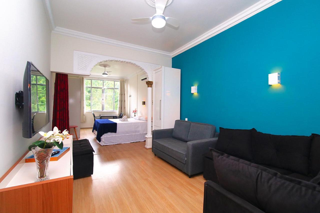 리오데자네이루 Fantastico 1 Quarto E Sala Em Copacabana Com Vista Para Natureza 아파트 외부 사진