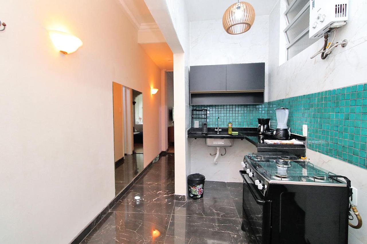 리오데자네이루 Fantastico 1 Quarto E Sala Em Copacabana Com Vista Para Natureza 아파트 외부 사진