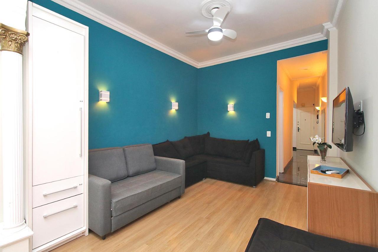 리오데자네이루 Fantastico 1 Quarto E Sala Em Copacabana Com Vista Para Natureza 아파트 외부 사진