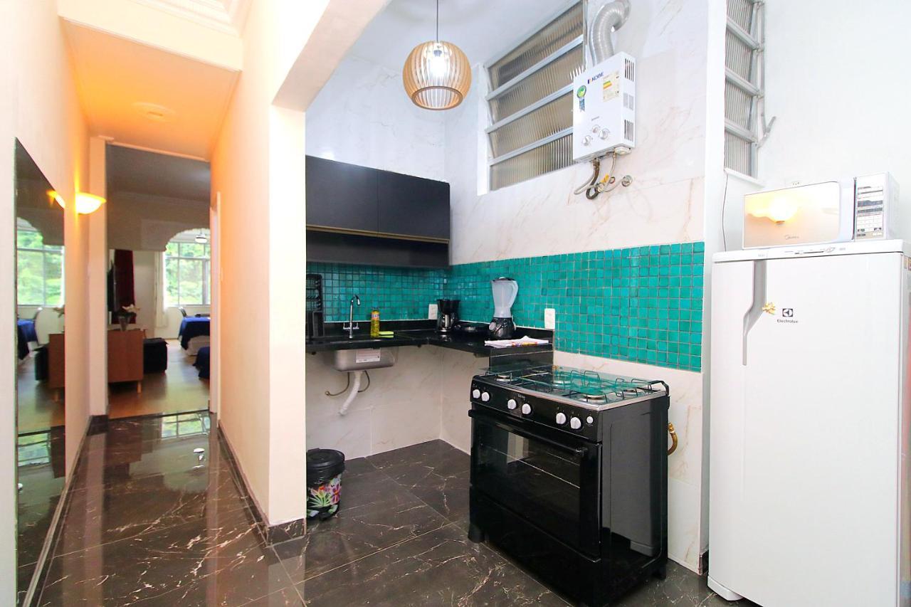리오데자네이루 Fantastico 1 Quarto E Sala Em Copacabana Com Vista Para Natureza 아파트 외부 사진
