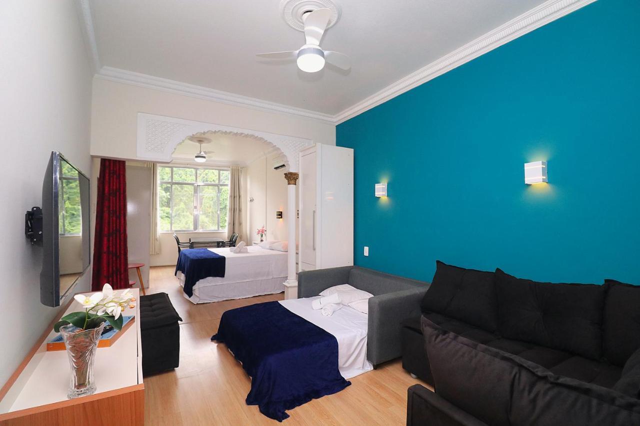 리오데자네이루 Fantastico 1 Quarto E Sala Em Copacabana Com Vista Para Natureza 아파트 외부 사진